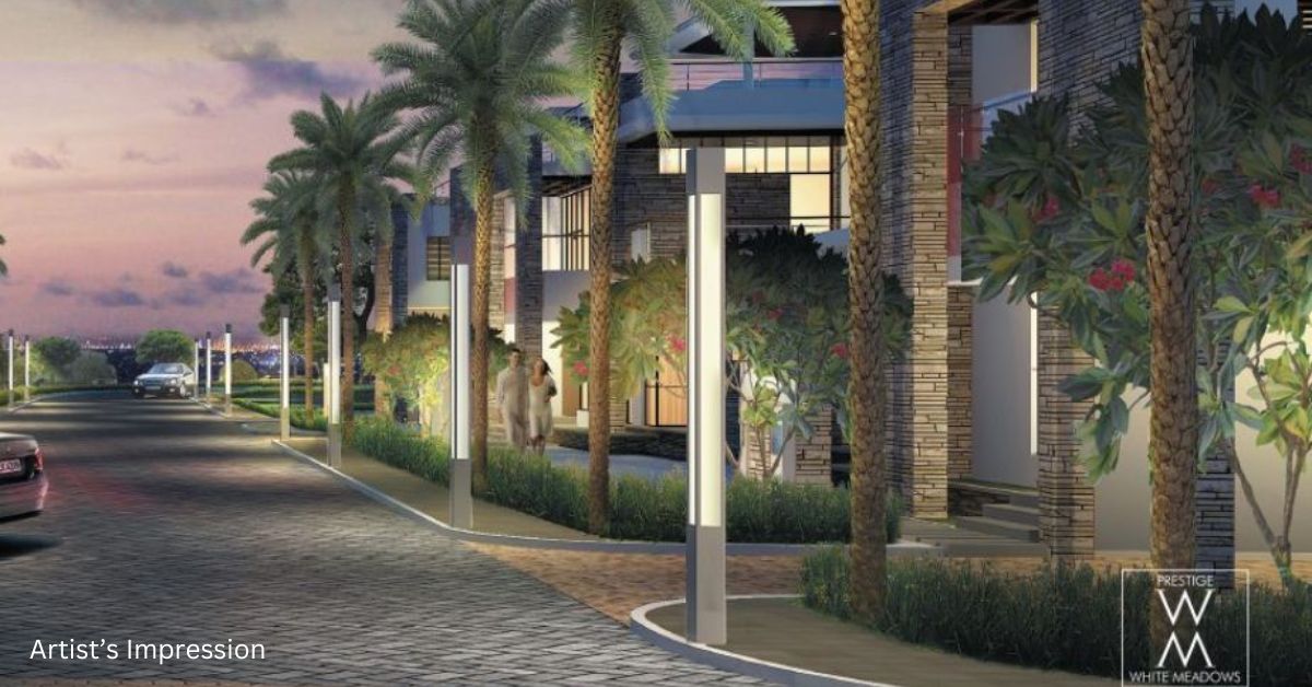 Interior at Prestige White Meadows sky villa Bangalore